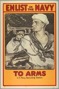 ポスター、海軍入隊、1917